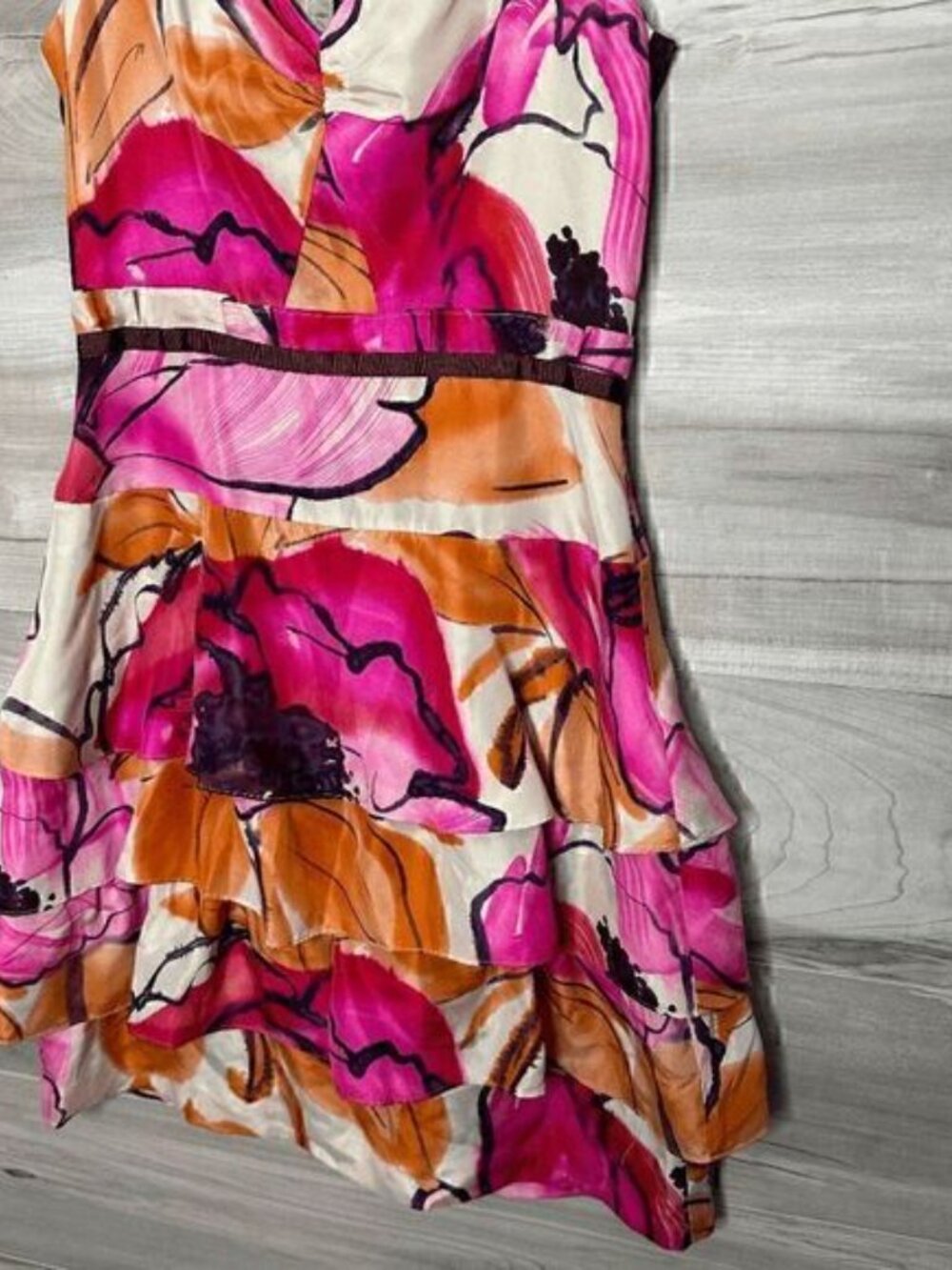 Moulinette Soeurs Anthropologie Womens Fen Orchid Dress Size 2 - Picture 5 of 8